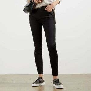Ted Baker London Alesias Skinny High Rise Ankle Cotton Jeans Black 26